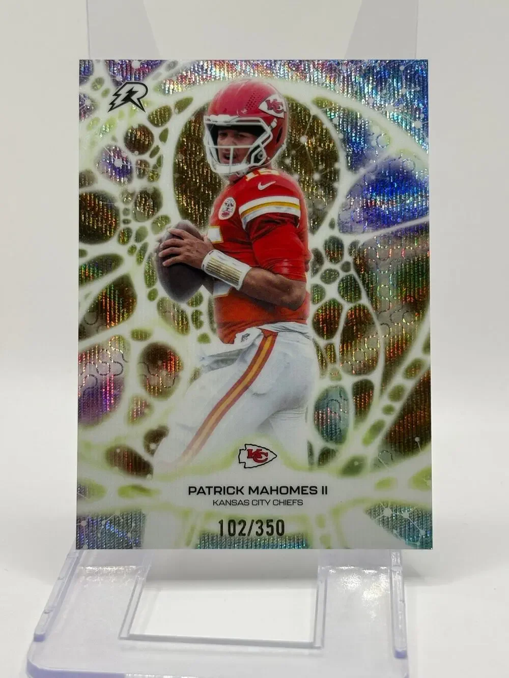 2025 Topps Resurgence Patrick Mahomes II Protonyx Bronze Surge Refractor 102/350